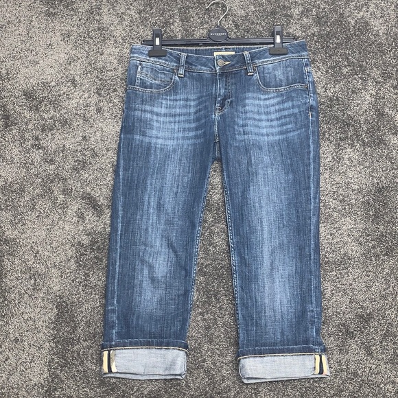 Burberry Denim - Women’s Burberry Brit Buckingham skinny leg jeans